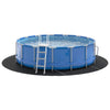 Pool Ground Sheet Black Diameter 396 cm Non-woven fabric
