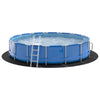 Pool Ground Sheet Folding Black Ø 550 cm Non-woven fabric