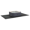 Pool Ground Sheet Folding Black 420 x 220 cm Non-woven fabric