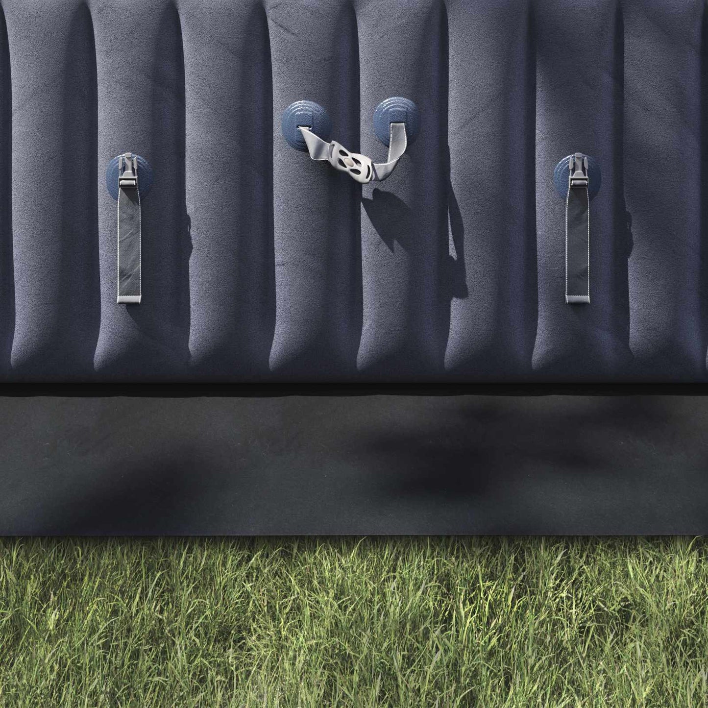 Pool Ground Sheet Black 500 x 250 x 0.1 cm Non-woven Fabric