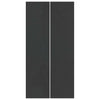 Pool Ground Sheet Folding Black 500 x 250 cm Non-woven fabric