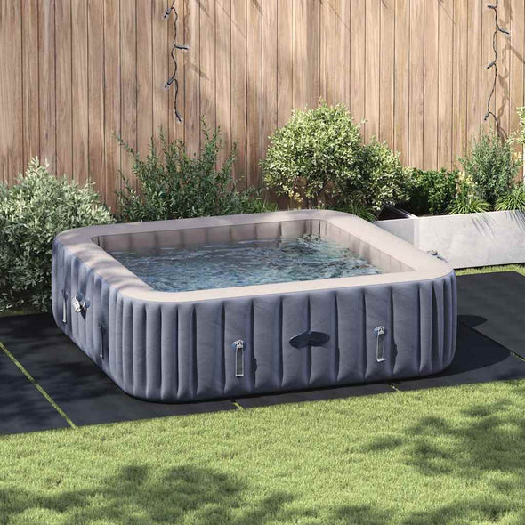 Pool Ground Sheet Folding Black 550 x 280 cm Non-woven fabric