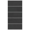 Pool Ground Sheet Folding Black 550 x 280 cm Non-woven fabric