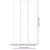 Pool Ground Sheet Folding Black 640 x 321 cm Non-woven fabric