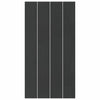 Pool Ground Sheet Folding Black 820 x 420 cm Non-woven fabric