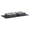 Pool Ground Sheet Folding Black 999 x 500 cm Non-woven fabric