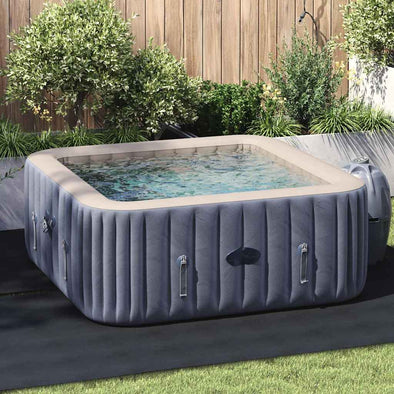 Pool Ground Sheet Folding Black 274 x 274 cm Non-woven fabric