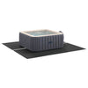 Pool Ground Sheet Folding Black 274 x 274 cm Non-woven fabric
