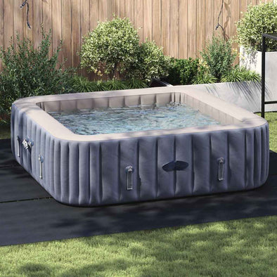 Pool Ground Sheet Folding Black 396 x 396 cm Non-woven fabric