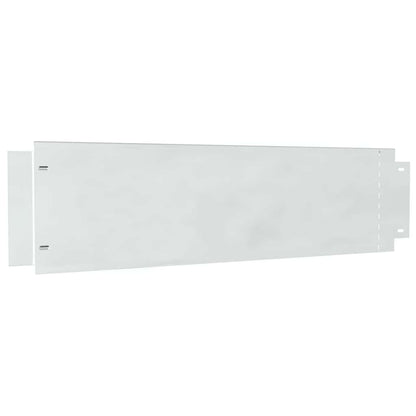 Lawn Edgings 10 pcs Silver 100 x 25 x 0.07 cm Galvanised Steel