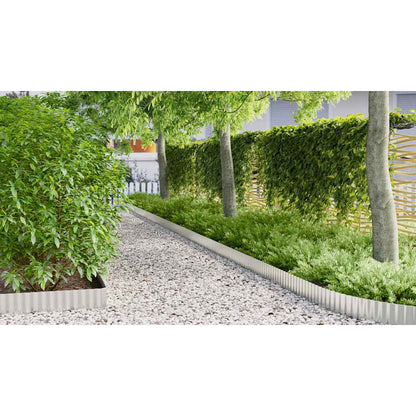 Lawn Edge Silver 1000 x 20 x 0.03 cm