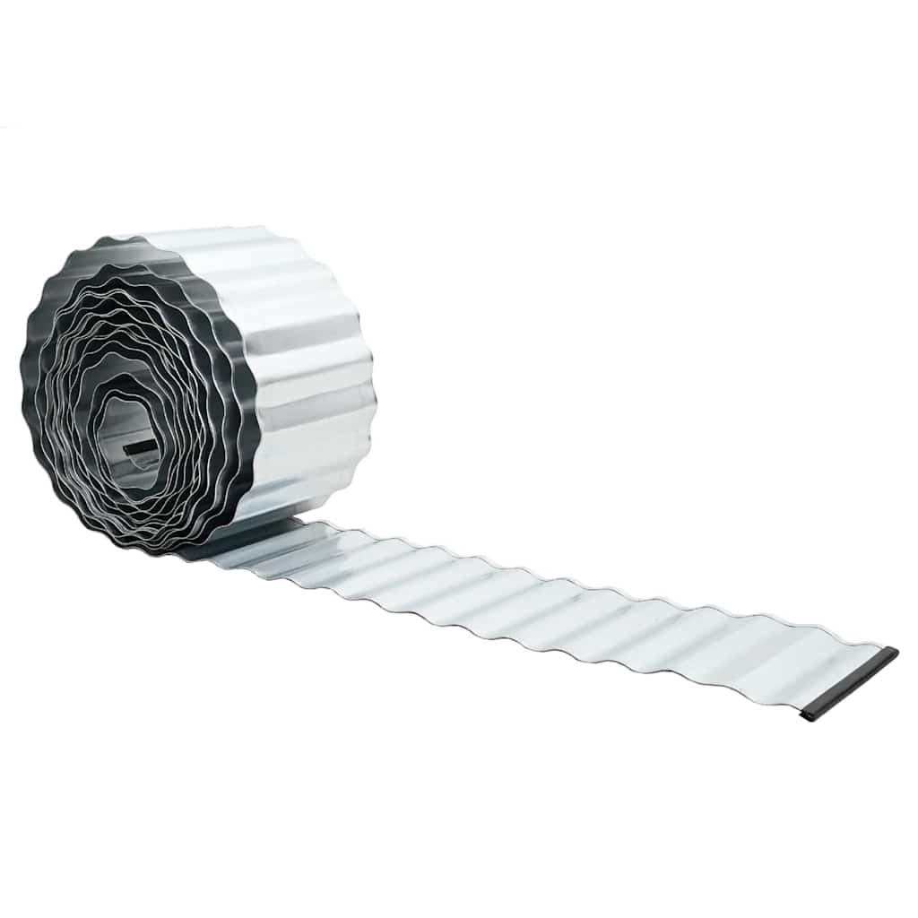 Lawn Edge Silver 1000 x 25 x 0.03 cm