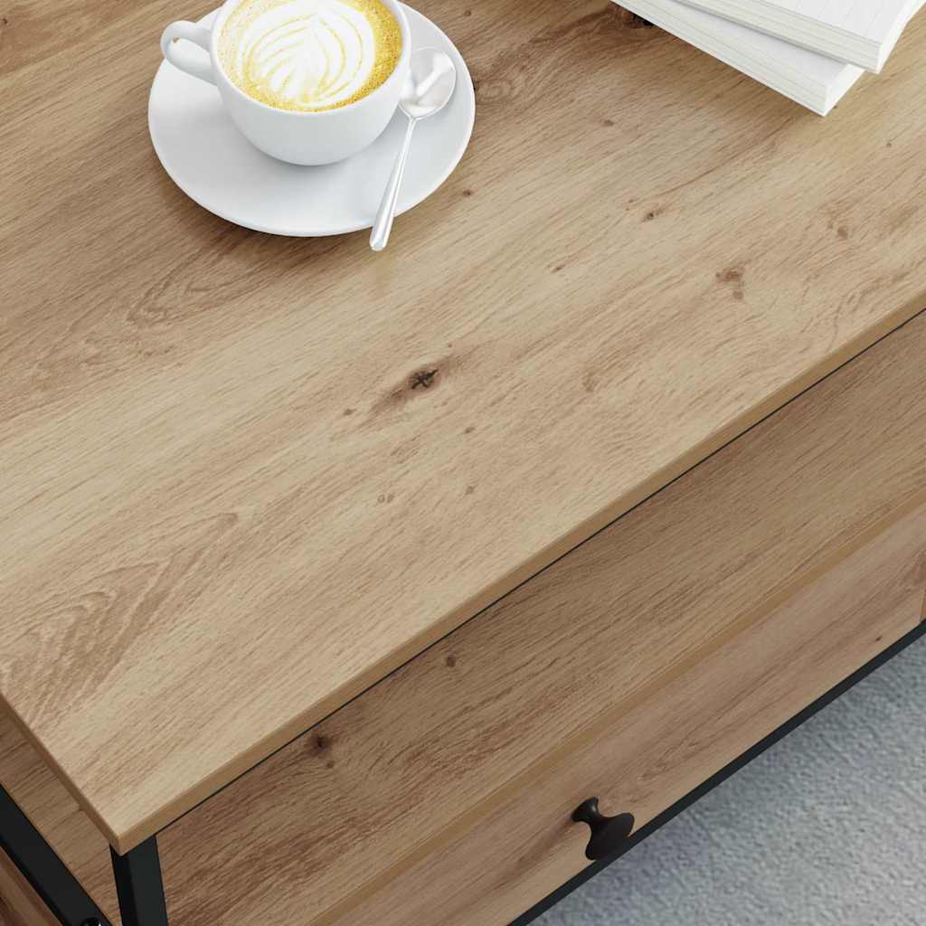 Coffee Table Artisan oak 100 x 51 x 45 cm Engineered wood