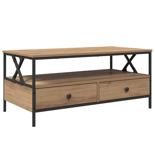 Coffee Table Artisan oak 100 x 51 x 45 cm Engineered wood