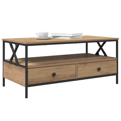 Coffee Table Artisan oak 100 x 51 x 45 cm Engineered wood