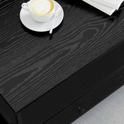 Coffee Table Black oak 100 x 51 x 45 cm Engineered wood