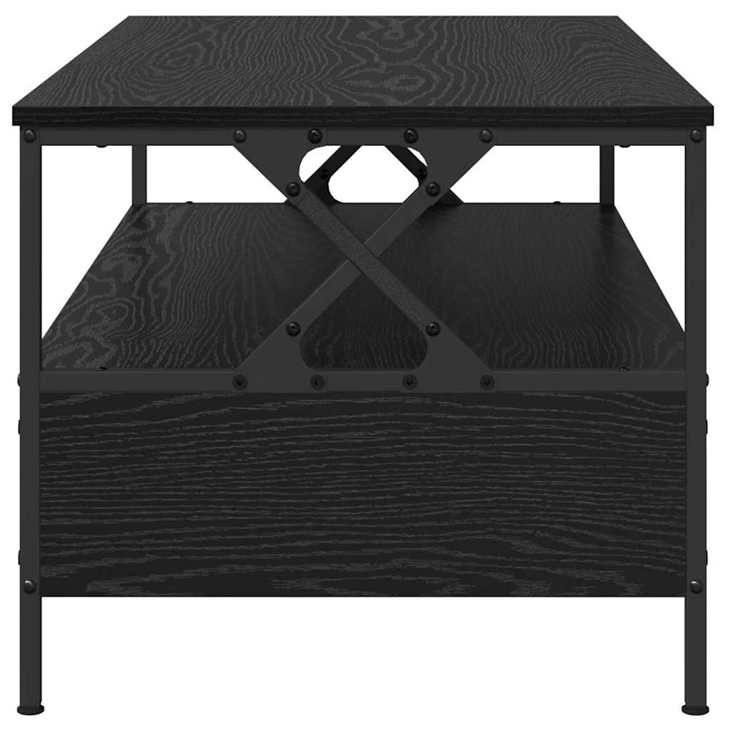 Coffee Table Black oak 100 x 51 x 45 cm Engineered wood