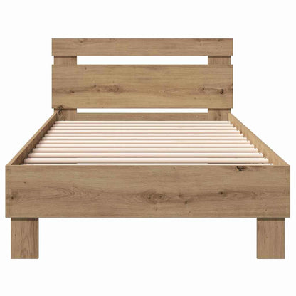 Bed Frame Artisan Oak 90 x 200 cm Engineered Wood