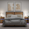 Bedside Cabinet 2 pcs Old wood 38 x 34 x 61 cm Particle board