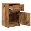 Bedside Cabinet 2 pcs Old wood 38 x 34 x 61 cm Particle board