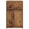 Bedside Cabinet 2 pcs Old wood 38 x 34 x 61 cm Particle board
