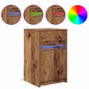 Bedside Cabinet 2 pcs Old wood 38 x 34 x 61 cm Particle board