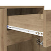 Bedside Cabinet Artisan oak 38 x 34 x 61 cm Particle board