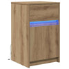 Bedside Cabinet Artisan oak 38 x 34 x 61 cm Particle board
