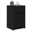 Bedside Cabinet 2 pcs Black oak 38 x 34 x 61 cm Particle board