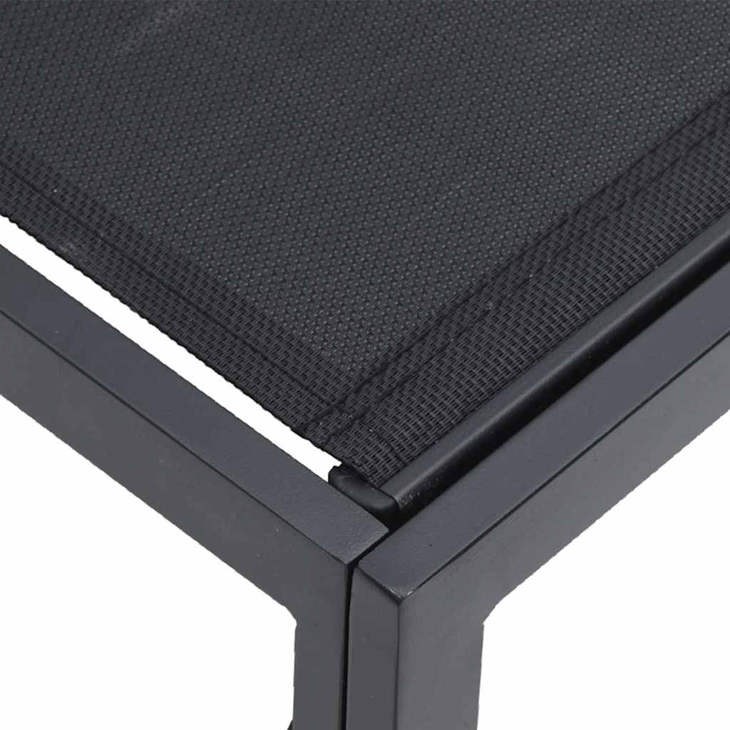 Garden Sofa Set 12 pcs Black Metal