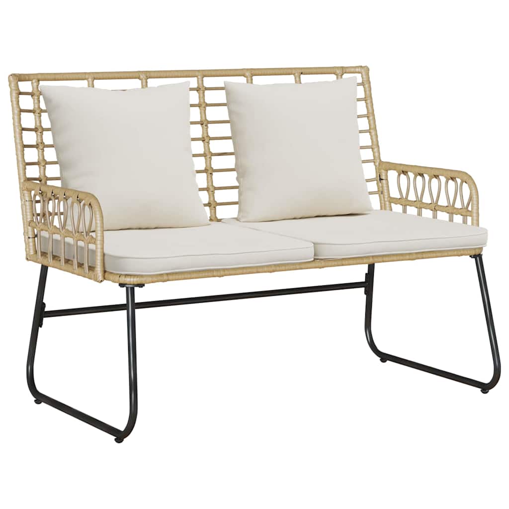 Garden Furniture Set 4 pcs Black and Anthracite Poly Rattan