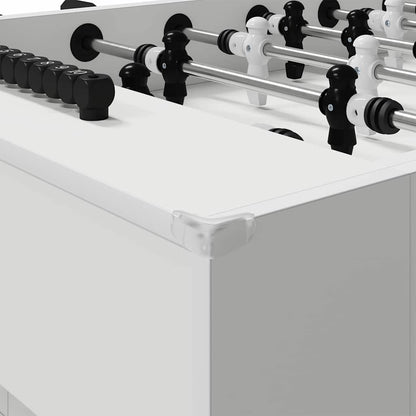Foosball Table White 146.5 x 74 x 85 cm Engineered Wood