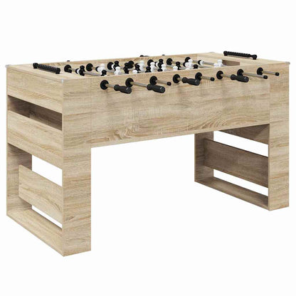 Foosball Table Sonoma Oak 146.5 x 74 x 85 cm Engineered Wood