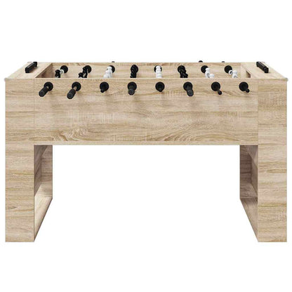 Foosball Table Sonoma Oak 146.5 x 74 x 85 cm Engineered Wood
