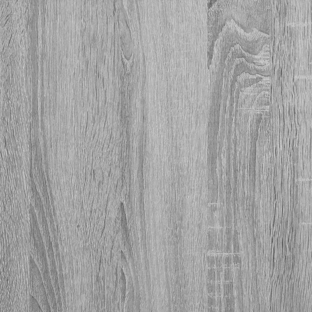 Foosball Table Grey Sonoma 146.5 x 74 x 85 cm Engineered Wood