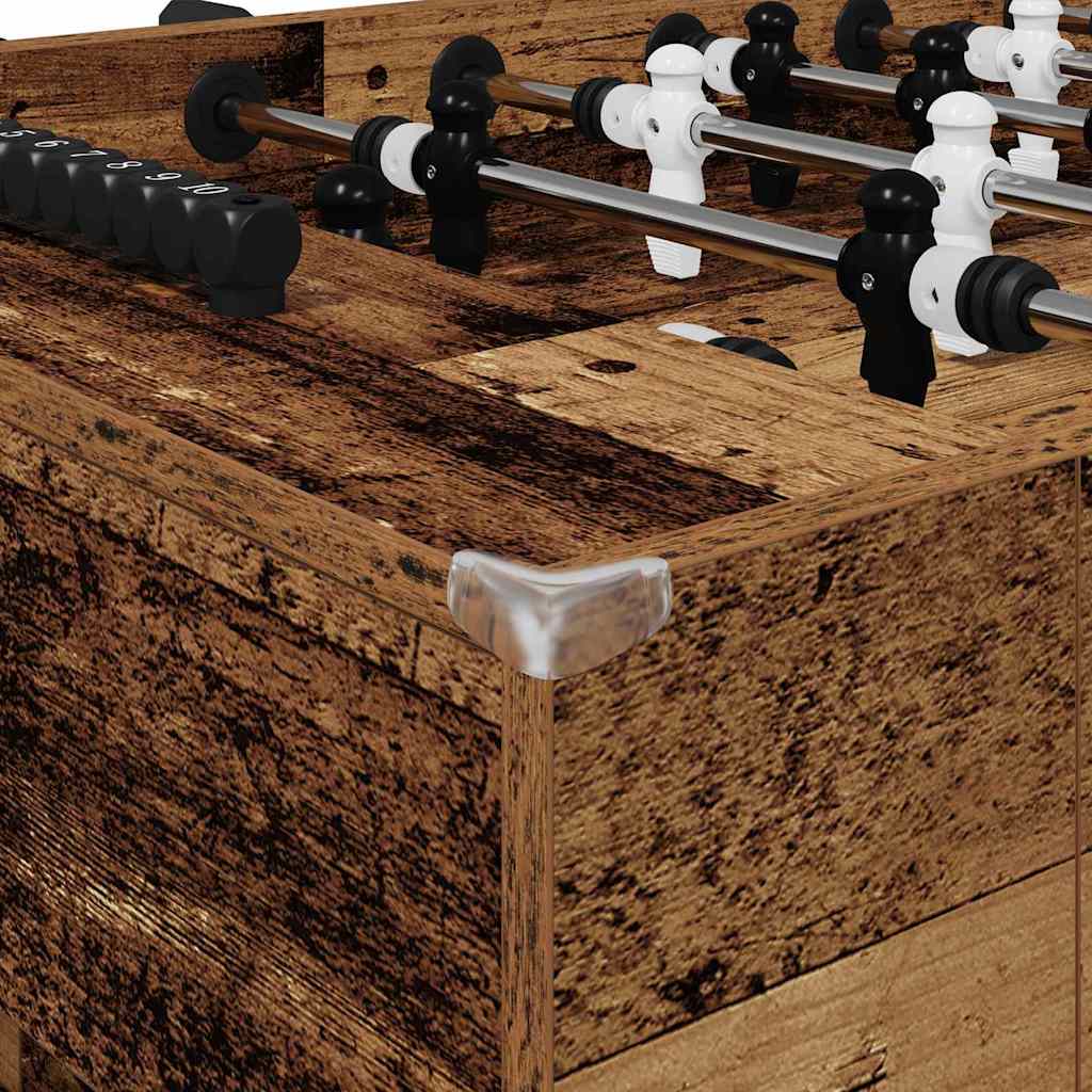 Foosball Table Old Wood 146.5 x 74 x 85 cm Engineered Wood