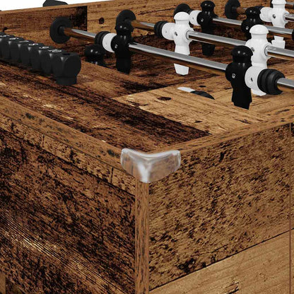 Foosball Table Old Wood 146.5 x 74 x 85 cm Engineered Wood