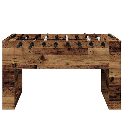 Foosball Table Old Wood 146.5 x 74 x 85 cm Engineered Wood