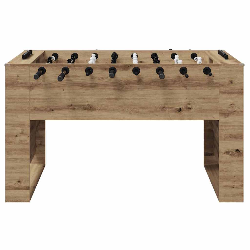 Foosball Table Artisan Oak 146.5 x 74 x 85 cm Engineered Wood