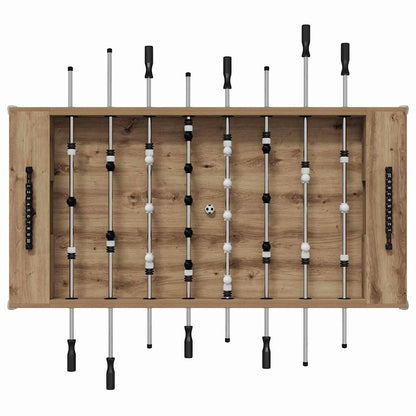 Foosball Table Artisan Oak 146.5 x 74 x 85 cm Engineered Wood