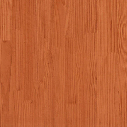 Bed Frame with Headboard Brown 160 x 200 cm Solid Pine wood