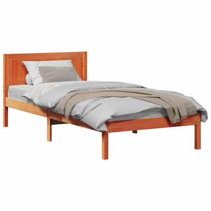 Bed Frame Brown 80 x 200 cm Solid Pine wood