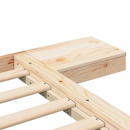Bed Frame Brown 200 x 200 cm Wood