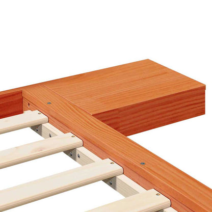 Bed Frame Brown 160 x 200 cm Wood