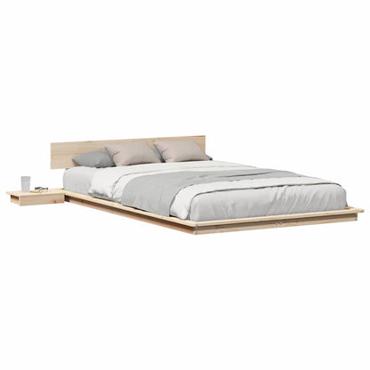 Bed Frame Brown 120 x 200 cm Wood