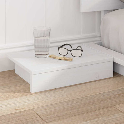 Bed Frame with Headboard with Storage Brown 135 x 190 cm Wood