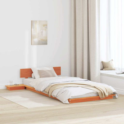 Bed Frame Brown 100 x 200 cm Wood