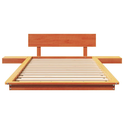 Bed Frame Brown 100 x 200 cm Wood