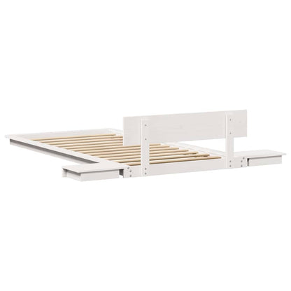 Bed Frame White 80 x 200 cm Wood