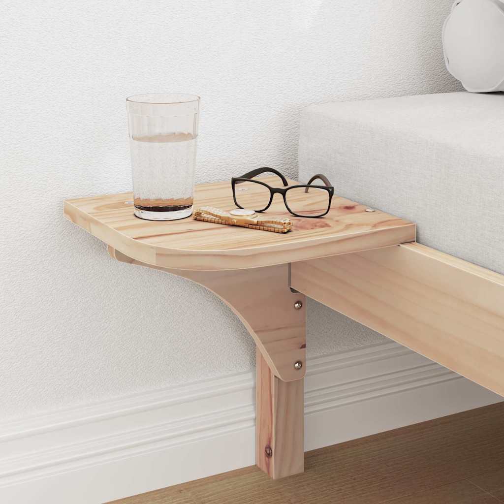 Bed Frame with Bedside Tables Brown 90 x 190 cm Brown